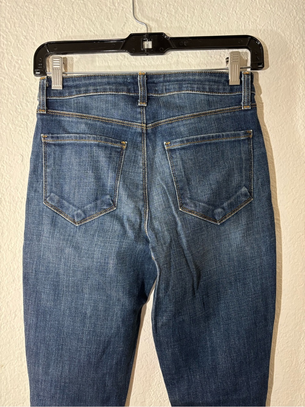 L’Agence Piper High Rise Skinny Jeans Classic Vintage Wash Dark Blue Size 24 - Picture 8 of 11